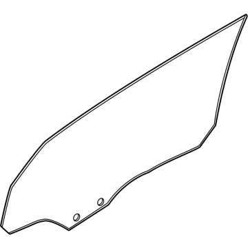 Ford LJ8Z-5825712-A Glass - Rear Door