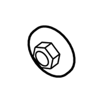 Ford -W716805-S442 Nut And Washer Assembly - Hex.