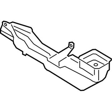 Ford DG9Z-10C665-D Air Duct, Lower Driver Side DG9Z-10C665-D Ford Air Duct, Lower Driver Side Illustration 1 of 1