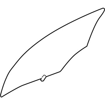 Lincoln 8E5Z-5425712-A Glass - Rear Door