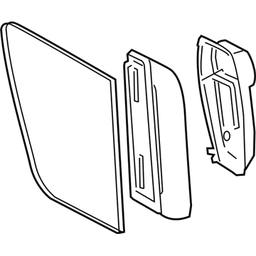 Mercury 8M6Z-7829701-A Glass - Quarter Window