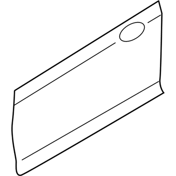 Mercury 9E5Z-5420201-A Panel Assembly - Door - Outer
