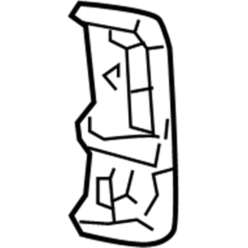Lincoln 4L3Z-16278B10-AA Extension - Quarter Panel Rear