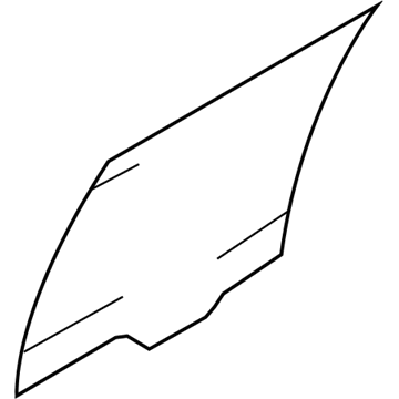 Ford 7T4Z-7825712-A Glass - Rear Door