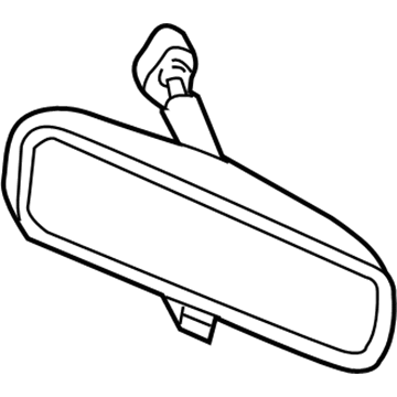 Ford 6U5Z-17700-A Mirror Assembly - Rear View - Inner
