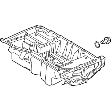 Lincoln CJ5Z-6675-G Pan Assembly - Engine Oil