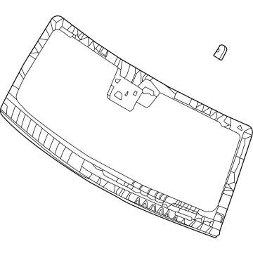 Ford N2DZ-7803100-A Glass - Windscreen