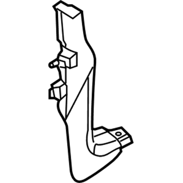 Lincoln DA5Z-5402344-AA Panel - Cowl Side Trim