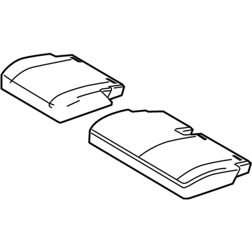 Ford 8A4Z-7463804-FA Cover Assembly - Rear Seat