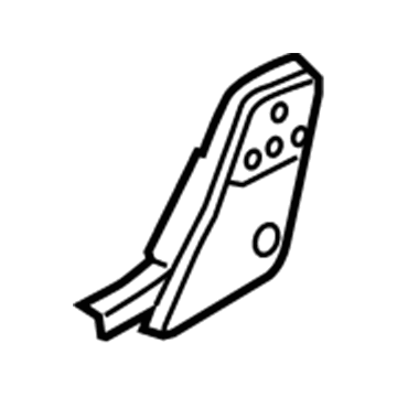 Ford 8A4Z-7467460-AM Latch Cover, Camel, Center Outer Driver Side 8A4Z-7467460-AM Ford Latch Cover, Camel, Center Outer Driver Side Illustration 1 of 1