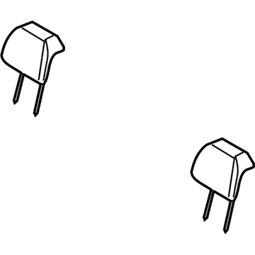 Ford 8A4Z-74501A02-AA Headrest, Center 8A4Z-74501A02-AA Ford Headrest, Center Illustration 1 of 1