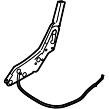 Ford 5F9Z-7460593-BA Pivot Bracket, Center Passenger Side 5F9Z-7460593-BA Ford Pivot Bracket, Center Passenger Side Illustration 1 of 1