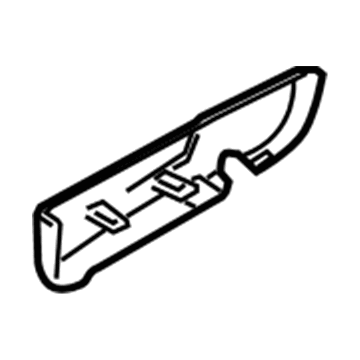 Ford 8A4Z-7463389-BB Shield, Camel 8A4Z-7463389-BB Ford Shield, Camel Illustration 1 of 1