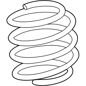LX6Z-5310-BB Ford Spring - Front Illustration 1 of 1