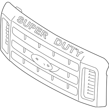 Ford 7C3Z-8200-AA Grille Assembly - Radiator