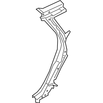 Ford LJ7Z-78279A24-B Front Pillar, Passenger Side LJ7Z-78279A24-B Ford Front Pillar, Passenger Side Illustration 1 of 1