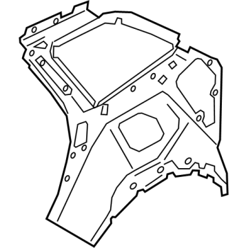 Lincoln LJ7Z-7827864-A Panel Assembly - Body Side Inner