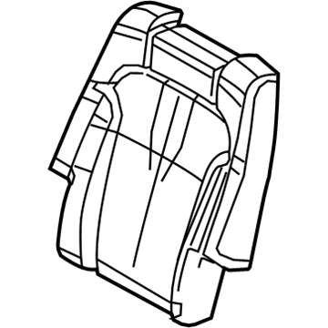 Lincoln BE9Z-7466600-BA Cover Assembly - Rear Seat Back