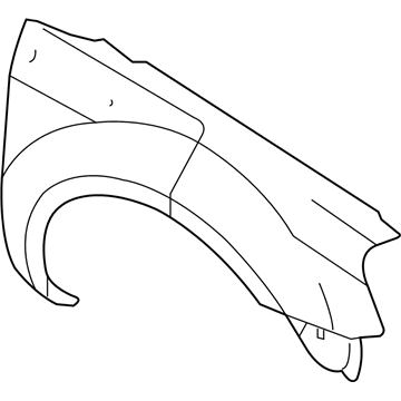 Mercury 8T5Z-16005-A Fender Assembly - Front