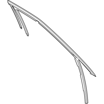 Lincoln LC5Z-7821596-A Run - Door Glass
