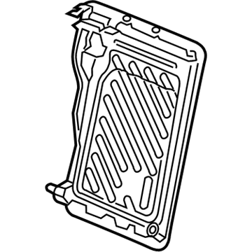 GU5Z-96613A38-F Ford Seat Back Frame, Rear Passenger Side Illustration 1 of 1