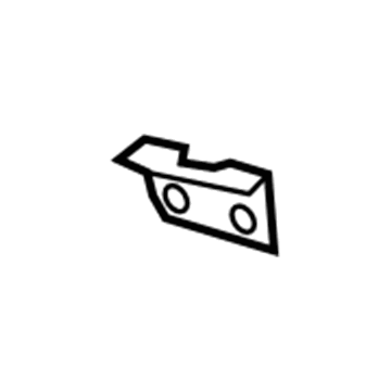 GD9Z-54600A16-B Ford Bolster Lower Bracket, Passenger Side Illustration 1 of 1