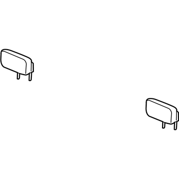 GD9Z-54611A08-AR Ford Headrest, Center, Passenger Side Illustration 1 of 1