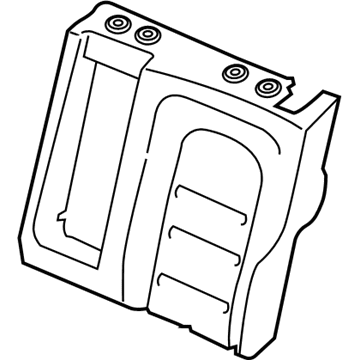 GD9Z-5466601-AK Ford Seat Back Cover, Driver Side Illustration 1 of 1