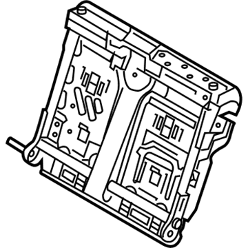 Ford FU5Z-96613A39-D Seat Back Frame, Rear Driver Side FU5Z-96613A39-D Ford Seat Back Frame, Rear Driver Side Illustration 1 of 1