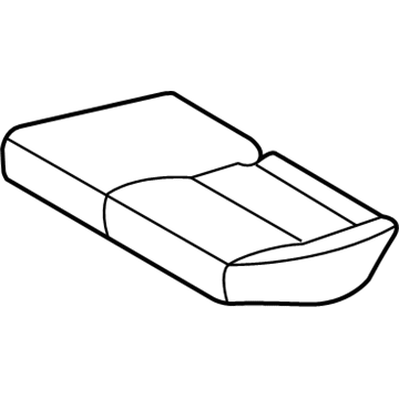 Ford H1EZ-5863805-AA Cover Assembly - Rear Seat Cushion