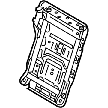 Ford FU5Z-96613A38-J Seat Back Frame, Rear Passenger Side FU5Z-96613A38-J Ford Seat Back Frame, Rear Passenger Side Illustration 1 of 1