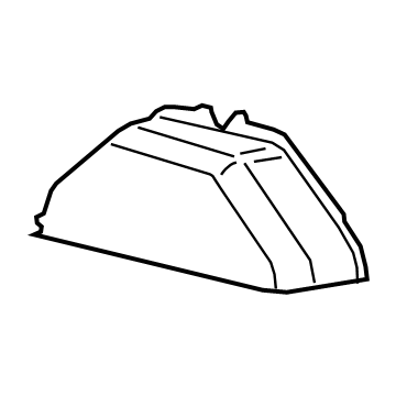 Ford BK3Z-16A550-DC Mudflap Assembly