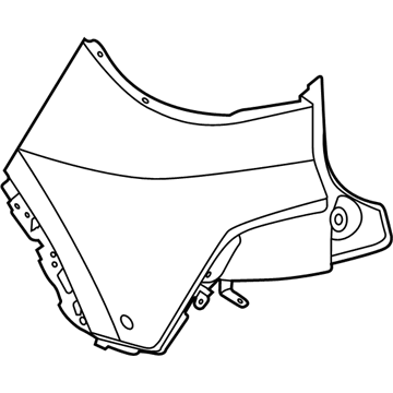 Ford LJ6Z-17810-AEPTM Extension - Bumper Bar - Side