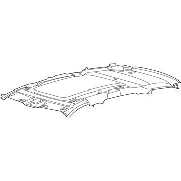 Lincoln LC5Z-7851916-KAA Headlining - Roof