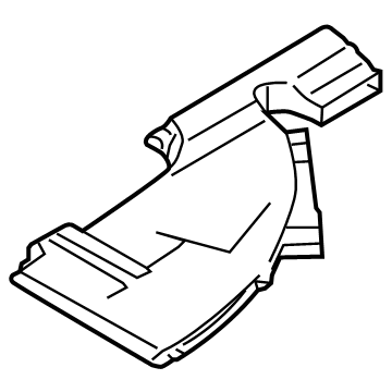 Ford BK3Z-18491-A Duct - Heater Outlet