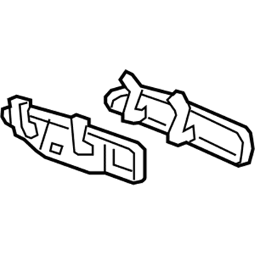 Ford Crown Victoria Exterior Door Handle - 6W7Z-5422404-A