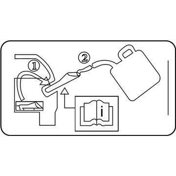 Ford AU5Z-9A095-D Decal