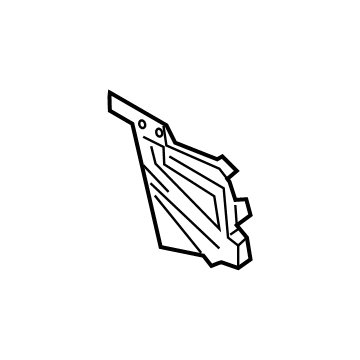 Ford KB3Z-16A550-G Mud Shield, Passenger Side KB3Z-16A550-G Ford Mud Shield, Passenger Side Illustration 1 of 1