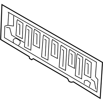 Ford KB3Z-9900124-A Front Panel KB3Z-9900124-A Ford Front Panel Illustration 1 of 1