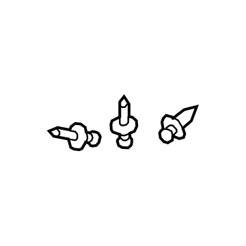 Ford -W715694-S300 Fender Liner Rivet, Front Driver Side -W715694-S300 Ford Fender Liner Rivet, Front Driver Side Illustration 1 of 1