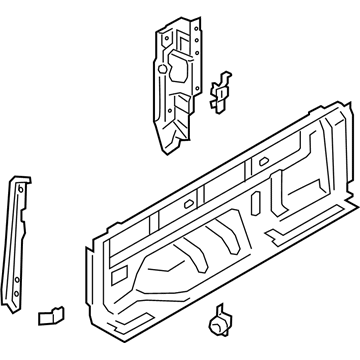 Ford KB3Z-9927790-A Inner Panel, Passenger Side KB3Z-9927790-A Ford Inner Panel, Passenger Side Illustration 1 of 1