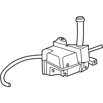 Ford Thunderbird Windshield Washer Fluid Reservoir - 1W6Z-17618-AA