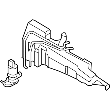 Ford Bronco Sport Windshield Washer Fluid Reservoir - M1PZ-17618-A