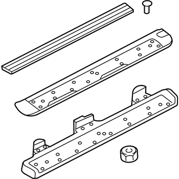 6L2Z-16450-DAA Ford Running Board, Passenger Side Illustration 1 of 1