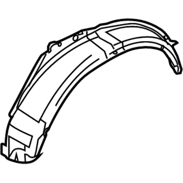 Mercury 1L2Z-7827886-CA Panel And Wheelhouse - Quarter Inner