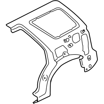 Mercury 5L2Z-7827864-AA Panel Assembly - Rear Quarter
