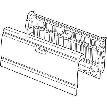 Ford F37Z-8340700-A Tailgate Assembly