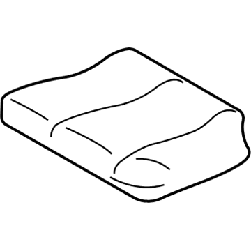 Ford 1M5Z-6163841-AA Pad - Rear Seat Cushion
