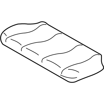 Ford 7S4Z-5463840-A Pad - Rear Seat Cushion