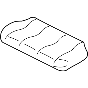 Ford YS4Z-5463804-AAA Cover Assembly - Rear Seat